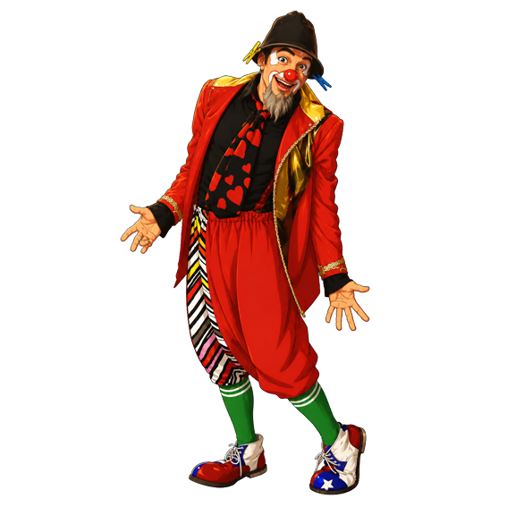 Payaso Cuchuflay con globos